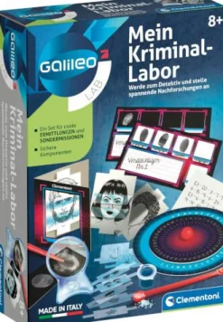 Clementoni Experimentieren>Mein Kriminal-Labor