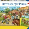 Ravensburger Kinderpuzzle>Mein Reiterhof - Puzzle 3x49 Teile