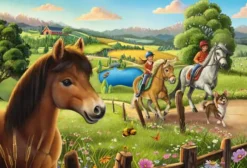 Schmidt Spiele Kinderpuzzle>Meine Lieblingspferde, 3x48 Teile