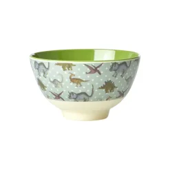 Rice A/S Melamin Und Bambus>Melamine Bowl with New Dino Print - Small 300ml