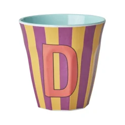 Rice A/S Melamin Und Bambus>Melamine Cup D Stripes Medium 250ml