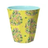 Rice A/S Melamin Und Bambus>Melamine-Cup with Soft-Yellow Bunny Print - Two To