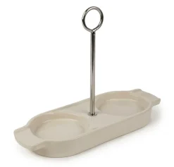 Peugeot Gewürzmühlen, Spender Und Mörser>Menage Linea Keramik Ecru 18 cm