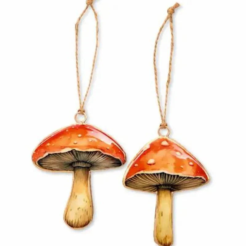 COPPENRATH SPG Baumschmuck Und Zubehör>Metall-Anhänger Pilze - Dekorative Weihnachten