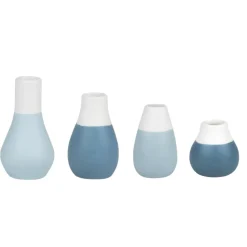 Räder Vasen>Mini Pastellvasen, 4er Set, blau