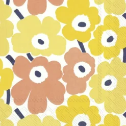 IHR Servietten Und Serviettenringe|Servietten>MINI UNIKKO Yellow Lunch-Servietten L 552770