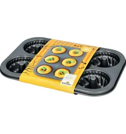 Birkmann Backformen>Mini-Gugelhupfblech Halloween Ø 7 cm, 26,5 x 18 cm