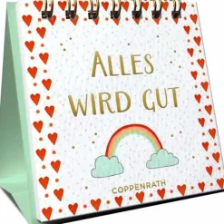 COPPENRATH SPG Geschenkbücher>Mini-Spiralaufsteller Alles wird gut (Viel Glück)