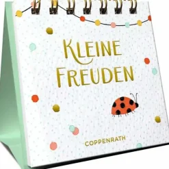 COPPENRATH SPG Geschenkbücher>Mini-Spiralaufsteller Kleine Freuden (Viel Glück)