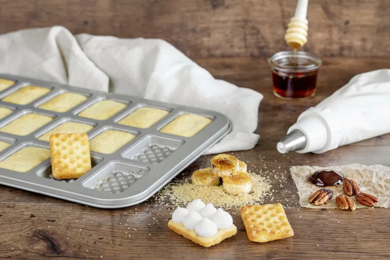Staedter Gmbh Backformen>Mini-Waffelblech