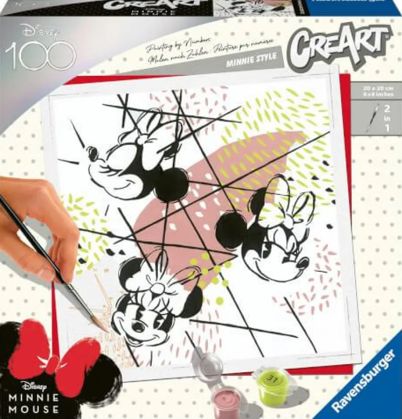 Ravensburger Malen Und Zeichnen>Minnie Style - 100 Jahre Disney™ - Malen nach Zahl