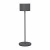 Blomus Sitzkissen Und Co>Mobile LED-Leuchte FAROL Warm Gray