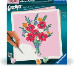 Ravensburger Malen Und Zeichnen>Mohnblumenstrauß - CreArt Malen nach Zahlen