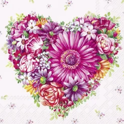 IHR Servietten Und Serviettenringe|Servietten>MOMENTS OF LOVE Light Rose Lunch-Servietten L10774