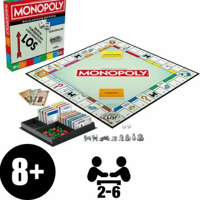 Hasbro Familien- Und Gesellschaftsspiele>Monopoly Classic Refresh