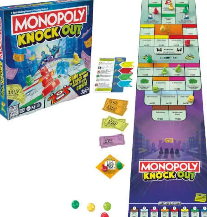 Hasbro Familien- Und Gesellschaftsspiele>Monopoly Knockout