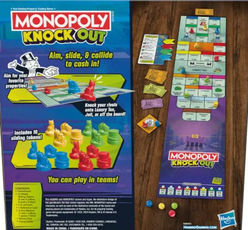 Hasbro Familien- Und Gesellschaftsspiele>Monopoly Knockout