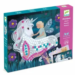 Djeco Basteln>Mosaik Glitzer Die verzauberte Welt