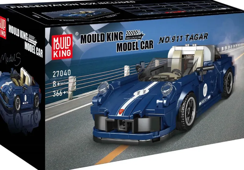 Mould King® Klemm- Und Magnetbaukästen>27040 - 911 Tagar Sportwagen inkl. Sho