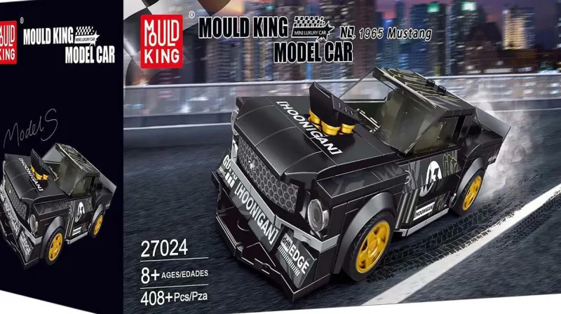 Mould King® Klemm- Und Magnetbaukästen>27024 1965 Muscle-Car inkl. Showcase