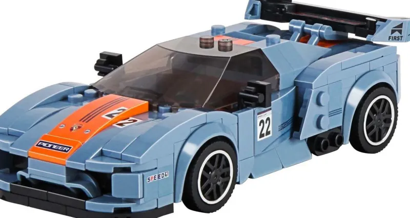 Mould King® Klemm- Und Magnetbaukästen>27005 918 RSR Mini-Sportwagen inkl. Sh