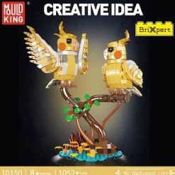 Mould King® Klemm- Und Magnetbaukästen>10150 Black-capped Lory