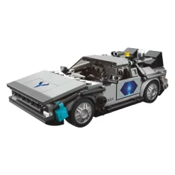Mould King® Klemm- Und Magnetbaukästen>27019 Delorean-12 Car + Showcase