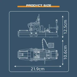 Mould King® Klemm- Und Magnetbaukästen>10083 Fischerboot