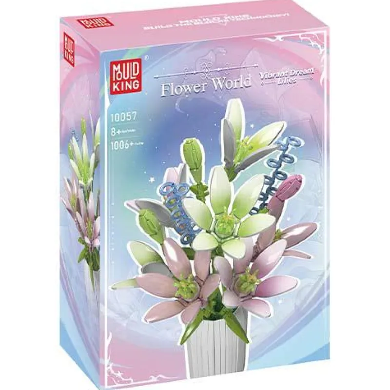 Mould King® Klemm- Und Magnetbaukästen>10057 Lilien Blumenstrauß