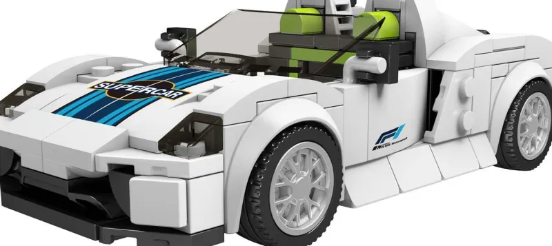 Mould King® Klemm- Und Magnetbaukästen>27044 Porsha 918 Sportwagen inkl. Show