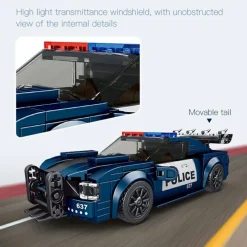 Mould King® Klemm- Und Magnetbaukästen>27002 Roadblock 637 + Showcase