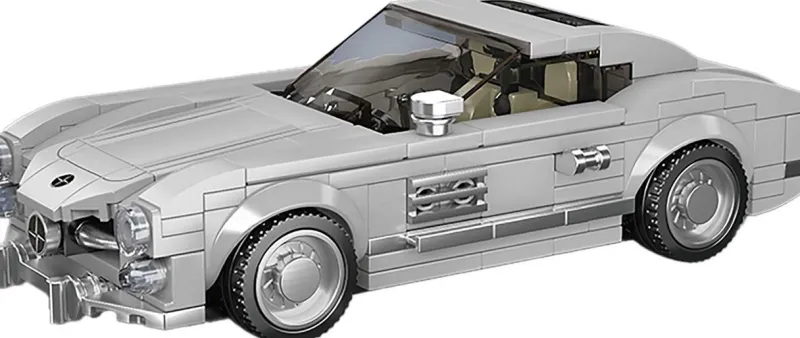 Mould King® Klemm- Und Magnetbaukästen>27037 300SL Sportwagen inkl. Showcase