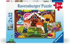 Ravensburger Kinderpuzzle>Märchenhafte Geschichten - Puzzle 2x12 Teile