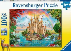 Ravensburger Kinderpuzzle>Märchenhaftes Schloss - Puzzle 100 Teile