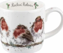 Portmeirion Henkelbecher>Mug 0,31L Rockin Robins Rotkelchen