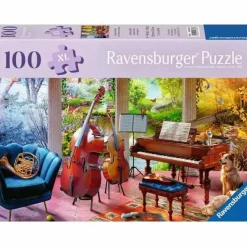 Ravensburger Kinderpuzzle>Musikalische Jahreszeiten - Puzzle 100 XL Teile