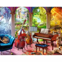 Ravensburger Kinderpuzzle>Musikalische Jahreszeiten - Puzzle 100 XL Teile