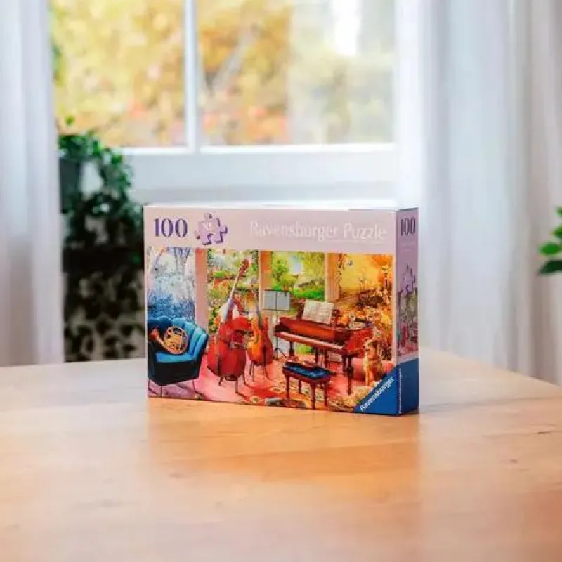 Ravensburger Kinderpuzzle>Musikalische Jahreszeiten - Puzzle 100 XL Teile