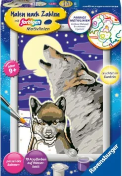 Ravensburger Malen Und Zeichnen>Mystische Wölfe - Malen nach Zahlen