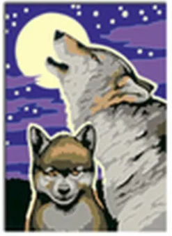 Ravensburger Malen Und Zeichnen>Mystische Wölfe - Malen nach Zahlen