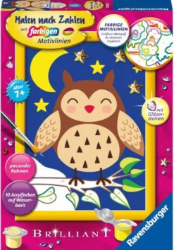 Ravensburger Malen Und Zeichnen>Niedliche Eule - Malen nach Zahlen