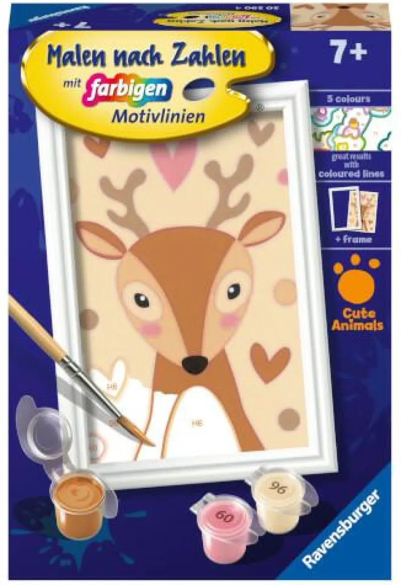 Ravensburger Malen Und Zeichnen>Niedliches Reh - Malen nach Zahlen