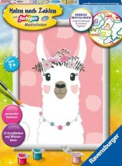 Ravensburger Malen Und Zeichnen>No Drama Lama - Malen nach Zahlen