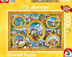 Schmidt Spiele Erwachsenenpuzzle>P. Moreno: Schlösser - Puzzle 1000 Teile