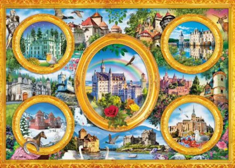 Schmidt Spiele Erwachsenenpuzzle>P. Moreno: Schlösser - Puzzle 1000 Teile