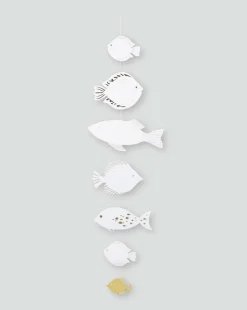 Räder Wand- Und Fensterdekoration>Papierkette ,, Fische " L 77cm