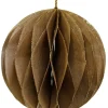 Shishi AS Baumschmuck Und Zubehör>Papierkugel braun, faltbar mit Magnet 10cm