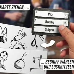 Denkriesen Familien- Und Gesellschaftsspiele>Partyfieber - Kritzelschlacht - Das gnadenlose Par