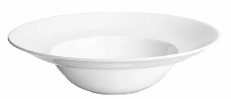 Asa Selection Weiß>Pasta-/Gourmetteller, mit Fahne D.26 cm