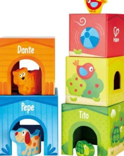 Hape Spielen>Pepe & Friends Stapelturm